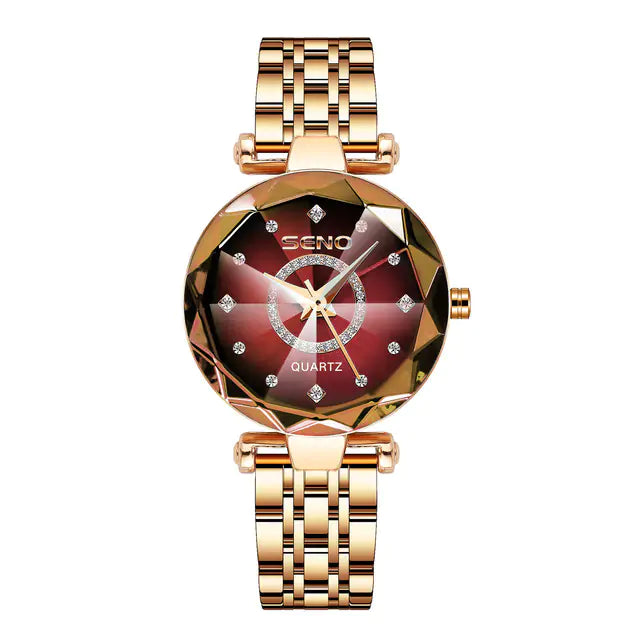 Rose Gold Ladies Quartz Watch